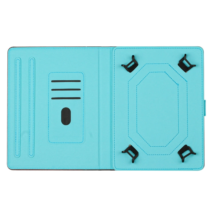 Custodia tablet in pelle con texture coccodrillo 7-10 pollici