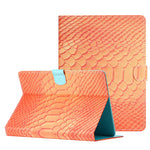 Custodia tablet in pelle con texture coccodrillo 7-10 pollici