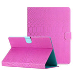 Custodia tablet in pelle con texture coccodrillo 7-10 pollici