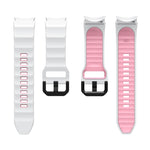 Cinturino in silicone Wave Two Color, For Samsung Galaxy Watch5 Pro