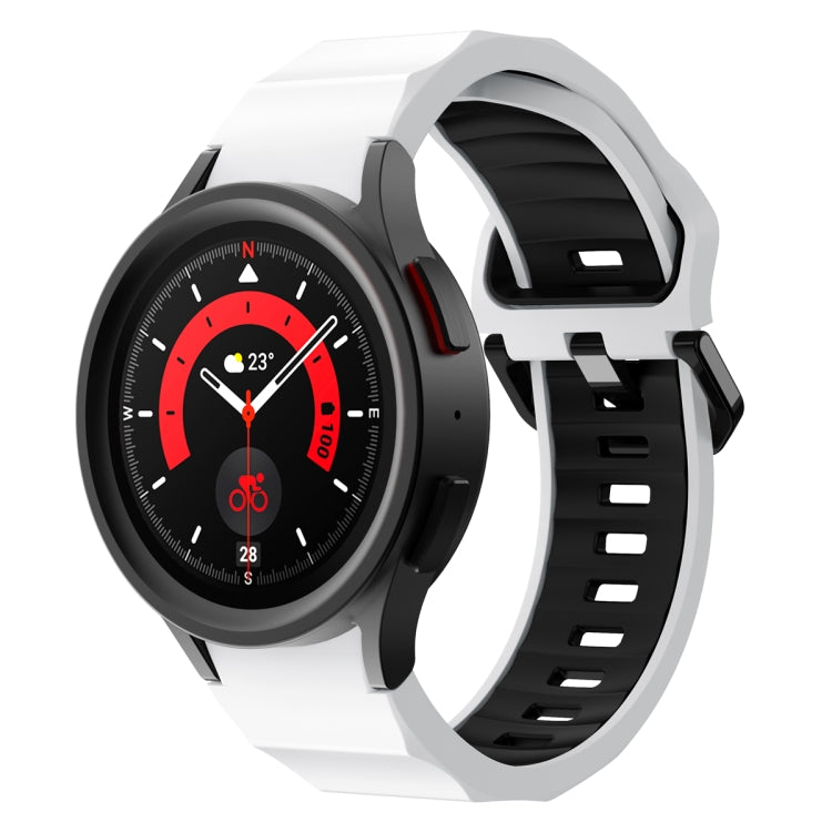 Cinturino in silicone Wave Two Color, For Samsung Galaxy Watch5 Pro