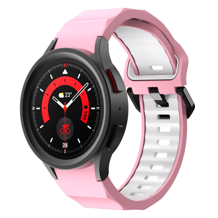 Cinturino in silicone Wave Two Color, For Samsung Galaxy Watch5 Pro