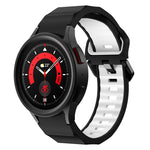 Cinturino in silicone Wave Two Color, For Samsung Galaxy Watch5 Pro