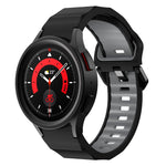 Cinturino in silicone Wave Two Color, For Samsung Galaxy Watch5 Pro