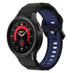 Cinturino in silicone Wave Two Color, For Samsung Galaxy Watch5 Pro