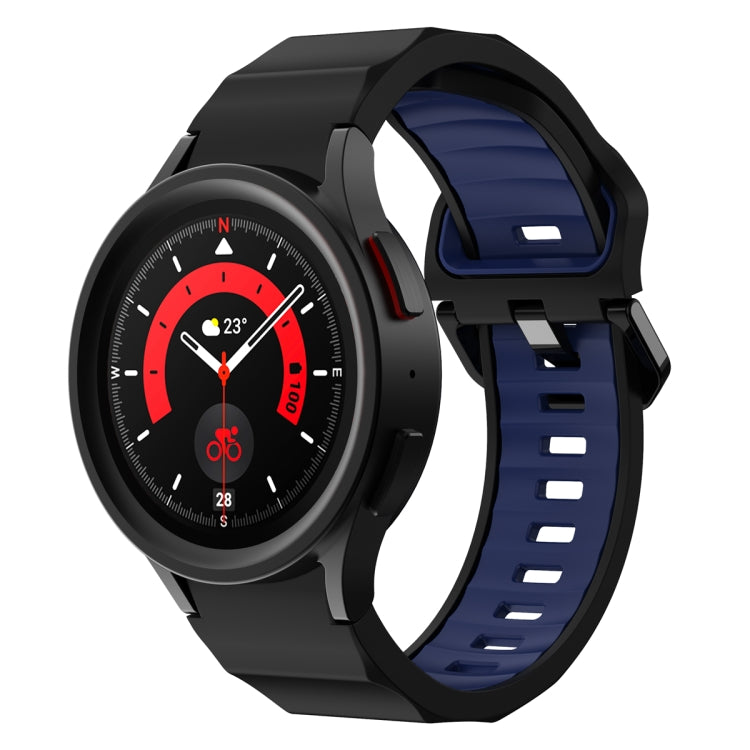 Cinturino in silicone Wave Two Color, For Samsung Galaxy Watch5 Pro