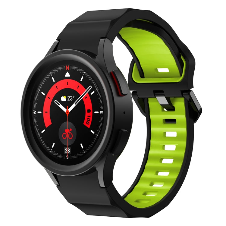 Cinturino in silicone Wave Two Color, For Samsung Galaxy Watch5 Pro