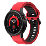 Cinturino in silicone Wave Two Color, For Samsung Galaxy Watch5 Pro