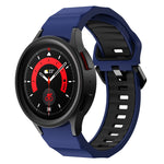 Cinturino in silicone Wave Two Color, For Samsung Galaxy Watch5 Pro