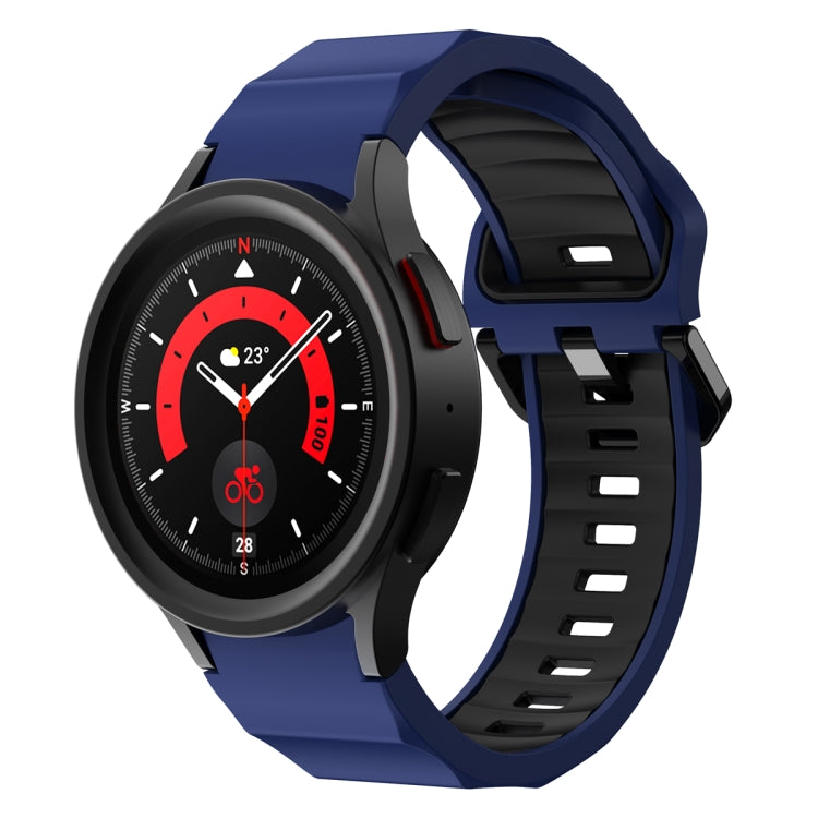 Cinturino in silicone Wave Two Color, For Samsung Galaxy Watch5 Pro