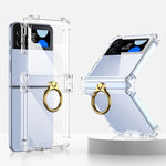 Custodia portafoglio con cerniera per Samsung Galaxy Z Flip4