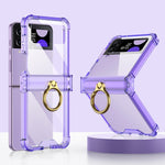 Custodia portafoglio con cerniera per Samsung Galaxy Z Flip4