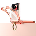 Custodia portafoglio con cerniera per Samsung Galaxy Z Flip4