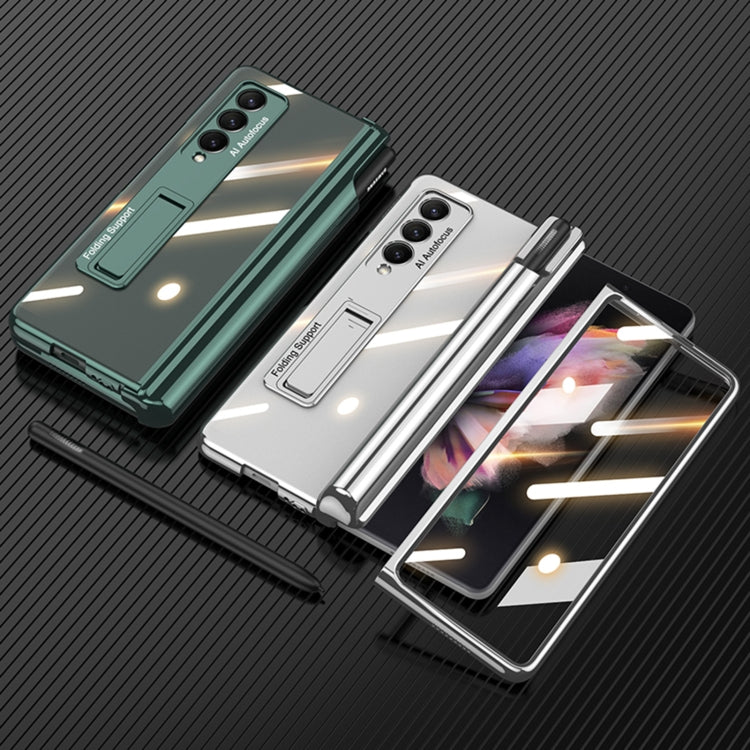 Custodia per telefono antiurto con cerniera pieghevole magnetica GKK con fessure per penna, For Samsung Galaxy Z Fold3 5G