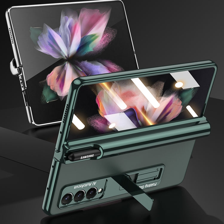 Custodia per telefono antiurto con cerniera pieghevole magnetica GKK con fessure per penna, For Samsung Galaxy Z Fold3 5G