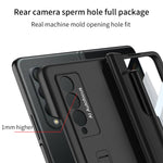 Custodia per telefono antiurto con cerniera pieghevole magnetica a copertura totale GKK con fessure per penna, For Samsung Galaxy Z Fold3 5G