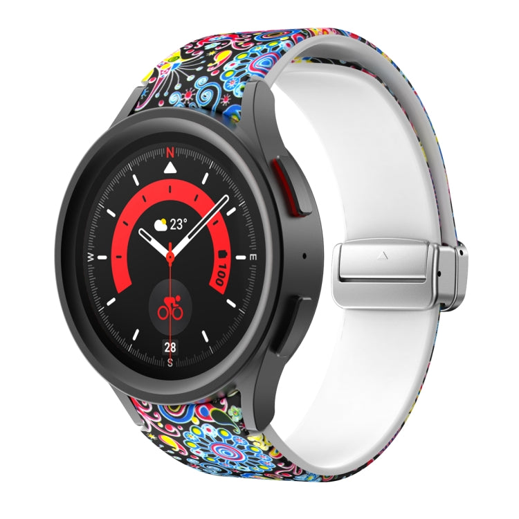 Cinturino magnetico in silicone stampato, For Samsung Galaxy Watch5