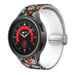 Cinturino magnetico in silicone stampato, For Samsung Galaxy Watch5