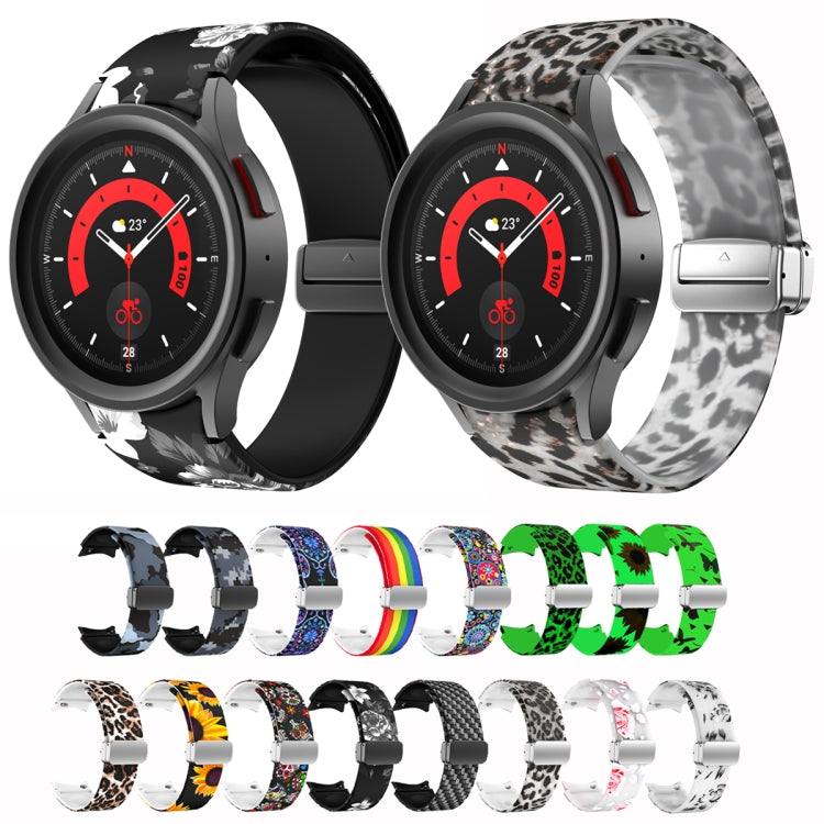 Cinturino magnetico in silicone stampato, For Samsung Galaxy Watch5