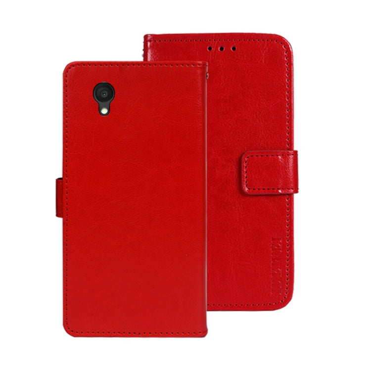 idewei Custodia per telefono in pelle con texture Crazy Horse, For Alcatel 1 Ultra, For Huawei nova 10 SE, For Huawei nova Y61 4G