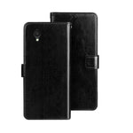 idewei Custodia per telefono in pelle con texture Crazy Horse, For Alcatel 1 Ultra, For Huawei nova 10 SE, For Huawei nova Y61 4G