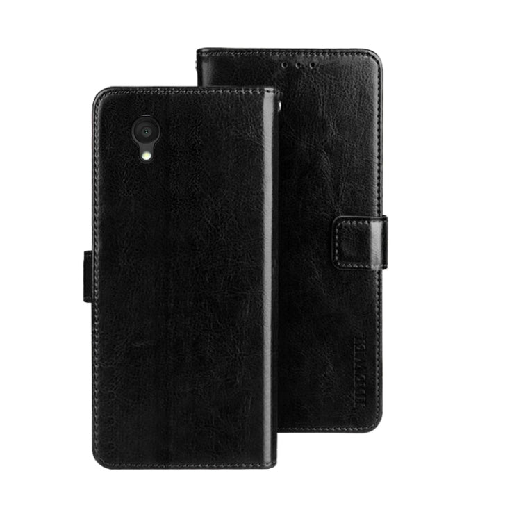 idewei Custodia per telefono in pelle con texture Crazy Horse, For Alcatel 1 Ultra, For Huawei nova 10 SE, For Huawei nova Y61 4G
