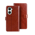 idewei Custodia per telefono in pelle con texture Crazy Horse, For Alcatel 1 Ultra, For Huawei nova 10 SE, For Huawei nova Y61 4G