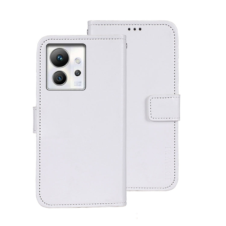 idewei Custodia per telefono in pelle con texture Crazy Horse, For Infinix Zero Ultra 5G, For OPPO A58 5G, For OPPO A77s
