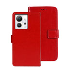 idewei Custodia per telefono in pelle con texture Crazy Horse, For Infinix Zero Ultra 5G, For OPPO A58 5G, For OPPO A77s