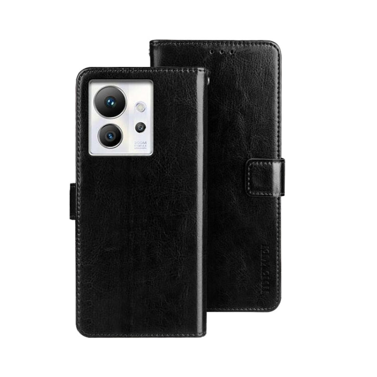 idewei Custodia per telefono in pelle con texture Crazy Horse, For Infinix Zero Ultra 5G, For OPPO A58 5G, For OPPO A77s