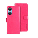 idewei Custodia per telefono in pelle con texture Crazy Horse, For Infinix Zero Ultra 5G, For OPPO A58 5G, For OPPO A77s