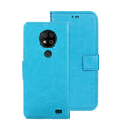 idewei Custodia per telefono in pelle con texture Crazy Horse, For Oukitel C19 Pro, For Realme 10 5G, For Tecno Pova 4