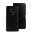 idewei Custodia per telefono in pelle con texture Crazy Horse, For Oukitel C19 Pro, For Realme 10 5G, For Tecno Pova 4