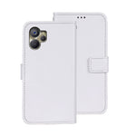 idewei Custodia per telefono in pelle con texture Crazy Horse, For Oukitel C19 Pro, For Realme 10 5G, For Tecno Pova 4