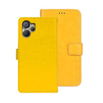 idewei Custodia per telefono in pelle con texture Crazy Horse, For Oukitel C19 Pro, For Realme 10 5G, For Tecno Pova 4