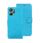 idewei Custodia per telefono in pelle con texture Crazy Horse, For Oukitel C19 Pro, For Realme 10 5G, For Tecno Pova 4