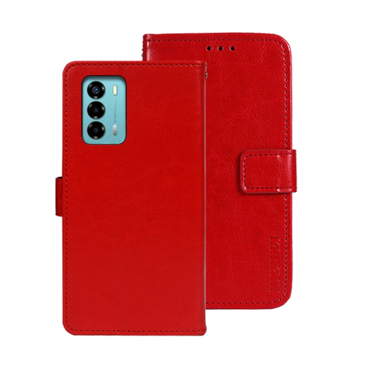 idewei Custodia per telefono in pelle con texture Crazy Horse, For ZTE Axon 30S, For ZTE Blade A72 4G, For Honor X40 GT