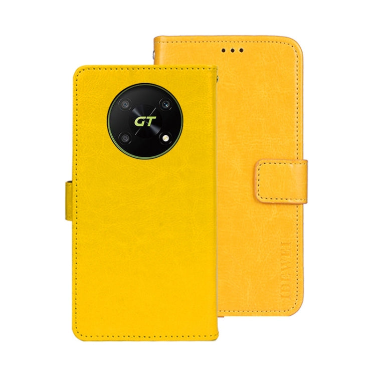 idewei Custodia per telefono in pelle con texture Crazy Horse, For ZTE Axon 30S, For ZTE Blade A72 4G, For Honor X40 GT