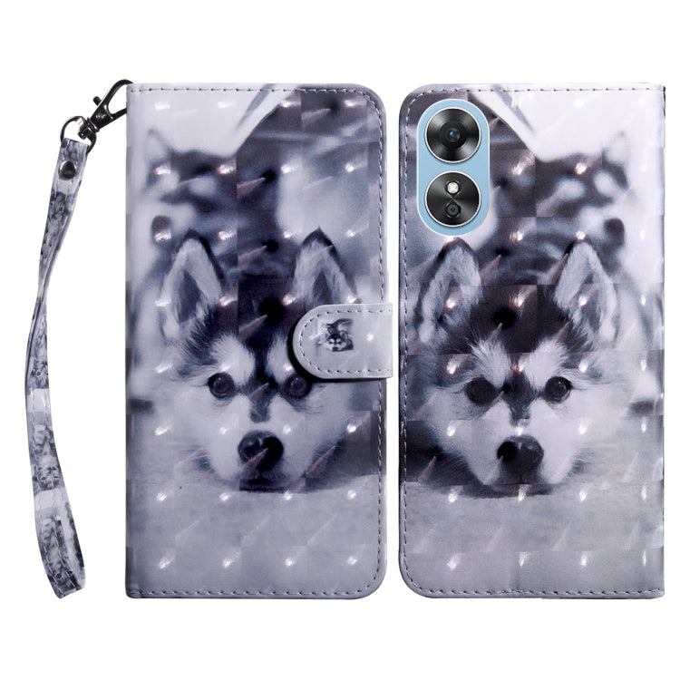 Custodia portafoglio in pelle verniciata 3D per Galaxy A54 5G