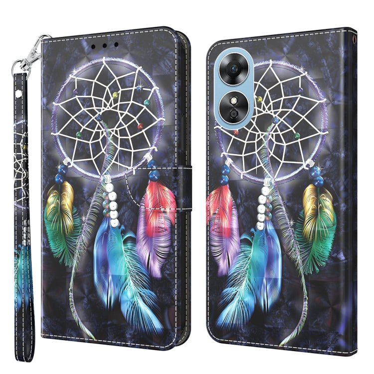 Custodia portafoglio in pelle verniciata 3D per Galaxy A54 5G
