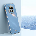 Custodia antiurto in TPU con bordo in oro con placcatura 6D XINLI, For Huawei Mate 50, For Huawei Mate 50 Pro, For Huawei nova 9 SE