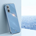 Custodia antiurto in TPU con bordo in oro con placcatura 6D XINLI, For Huawei Mate 50, For Huawei Mate 50 Pro, For Huawei nova 9 SE