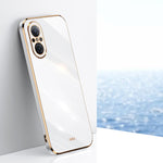 Custodia antiurto in TPU con bordo in oro con placcatura 6D XINLI, For Huawei Mate 50, For Huawei Mate 50 Pro, For Huawei nova 9 SE