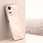Custodia antiurto in TPU con bordo in oro con placcatura 6D XINLI, For Huawei nova 10 SE, For Huawei P50E, For Huawei Y6p