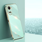 Custodia antiurto in TPU con bordo in oro con placcatura 6D XINLI, For Huawei nova 10 SE, For Huawei P50E, For Huawei Y6p