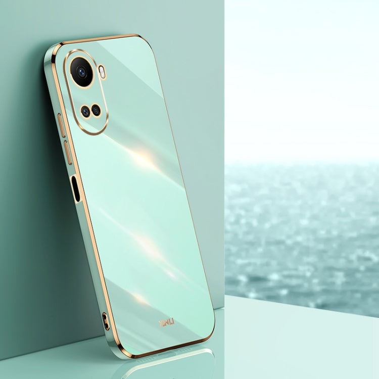 Custodia antiurto in TPU con bordo in oro con placcatura 6D XINLI, For Huawei nova 10 SE, For Huawei P50E, For Huawei Y6p