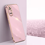 Custodia antiurto in TPU con bordo in oro con placcatura 6D XINLI, For Huawei nova 10 SE, For Huawei P50E, For Huawei Y6p