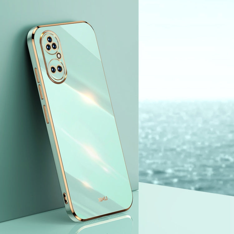 Custodia antiurto in TPU con bordo in oro con placcatura 6D XINLI, For Huawei nova 10 SE, For Huawei P50E, For Huawei Y6p
