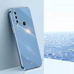 Custodia antiurto in TPU con bordo in oro con placcatura 6D XINLI, For Huawei nova 10 SE, For Huawei P50E, For Huawei Y6p