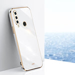 Custodia antiurto in TPU con bordo in oro con placcatura 6D XINLI, For Huawei nova 10 SE, For Huawei P50E, For Huawei Y6p